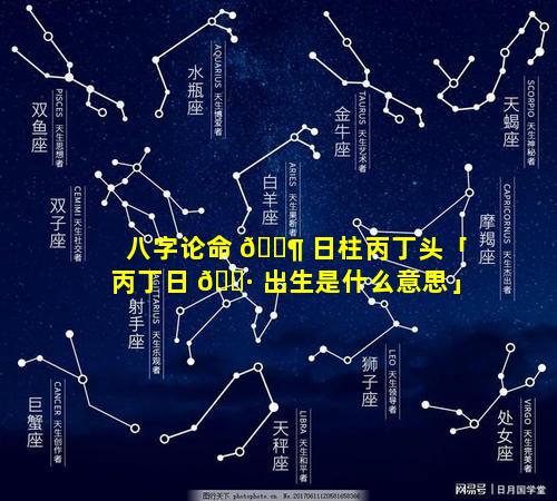 八字论命 🐶 日柱丙丁头「丙丁日 🌷 出生是什么意思」